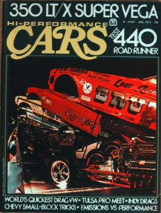 HI PERFORMANCE CARS 1973 JAN - DRAG VETTES, 440 R.R.,DRAG VW, 350 LT/X VEGA